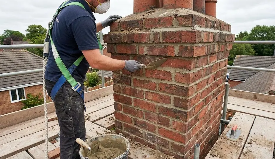 Chimney repointing in Canterbury Kent